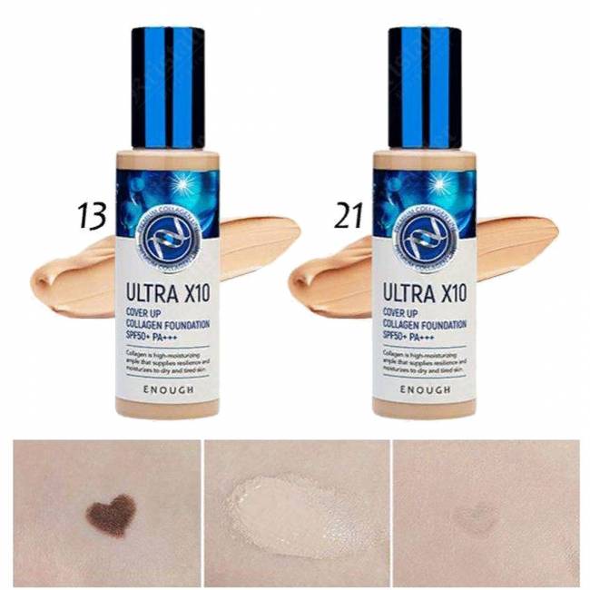 Тональный крем с коллагеном №21 Ultra X 10 foundation #21 Тональный крем с коллагеном №21 Ultra X 10 foundation #21