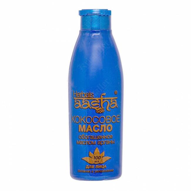 Масло кокосовое для лица обогащенное маслом арганы, Aasha Herbals
