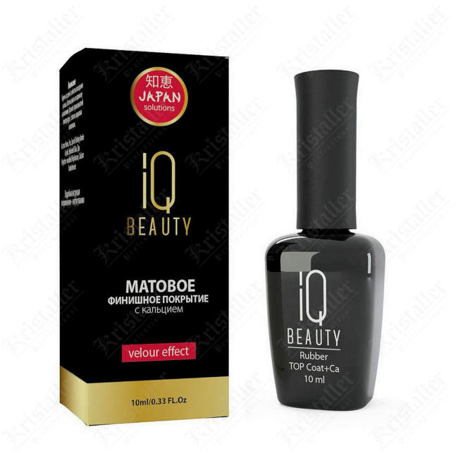 IQ Beauty, Rubber Top coat+ca, 10ml IQ Beauty, Rubber Top coat+ca, 10ml