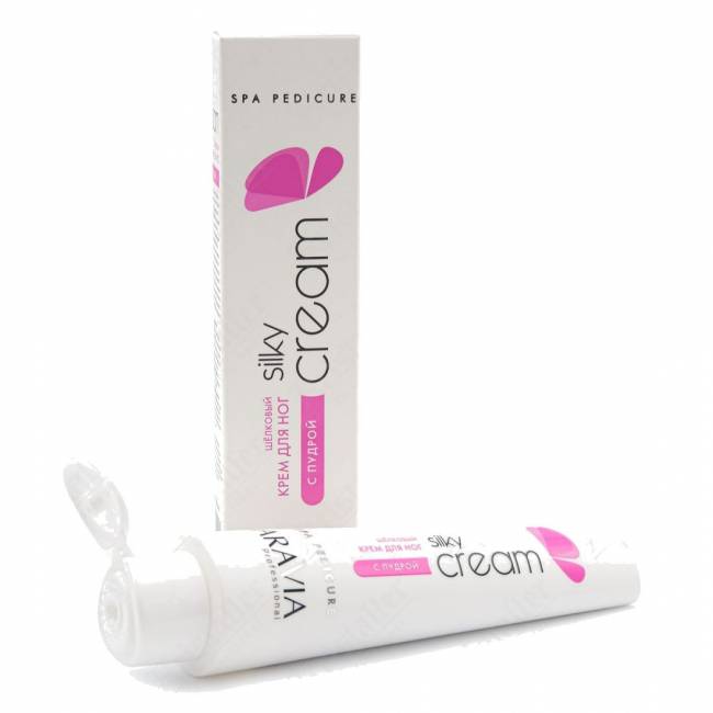 Крем для ног шёлковый с пудрой Silky Cream