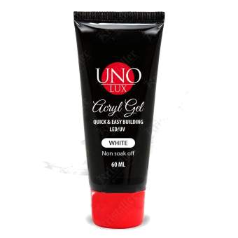 Акрил-гель Uno, White #acge4, 60ml Акрил-гель Uno, White #acge4, 60ml