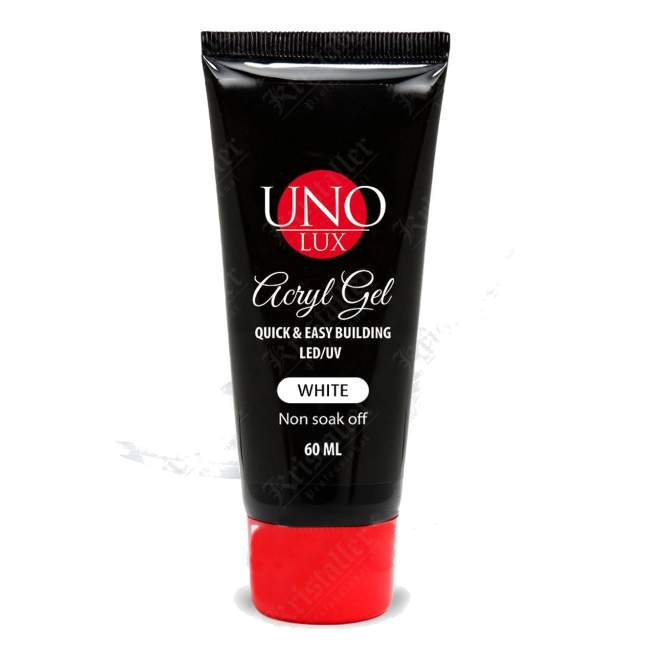Акрил-гель Uno, White #acge4, 60ml Акрил-гель Uno, White #acge4, 60ml