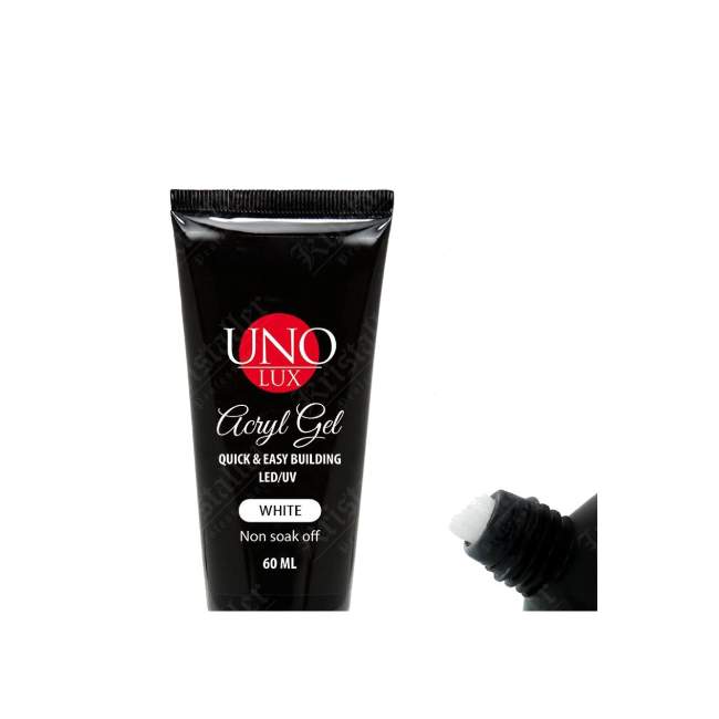 Акрил-гель Uno, White #acge4, 60ml Акрил-гель Uno, White #acge4, 60ml